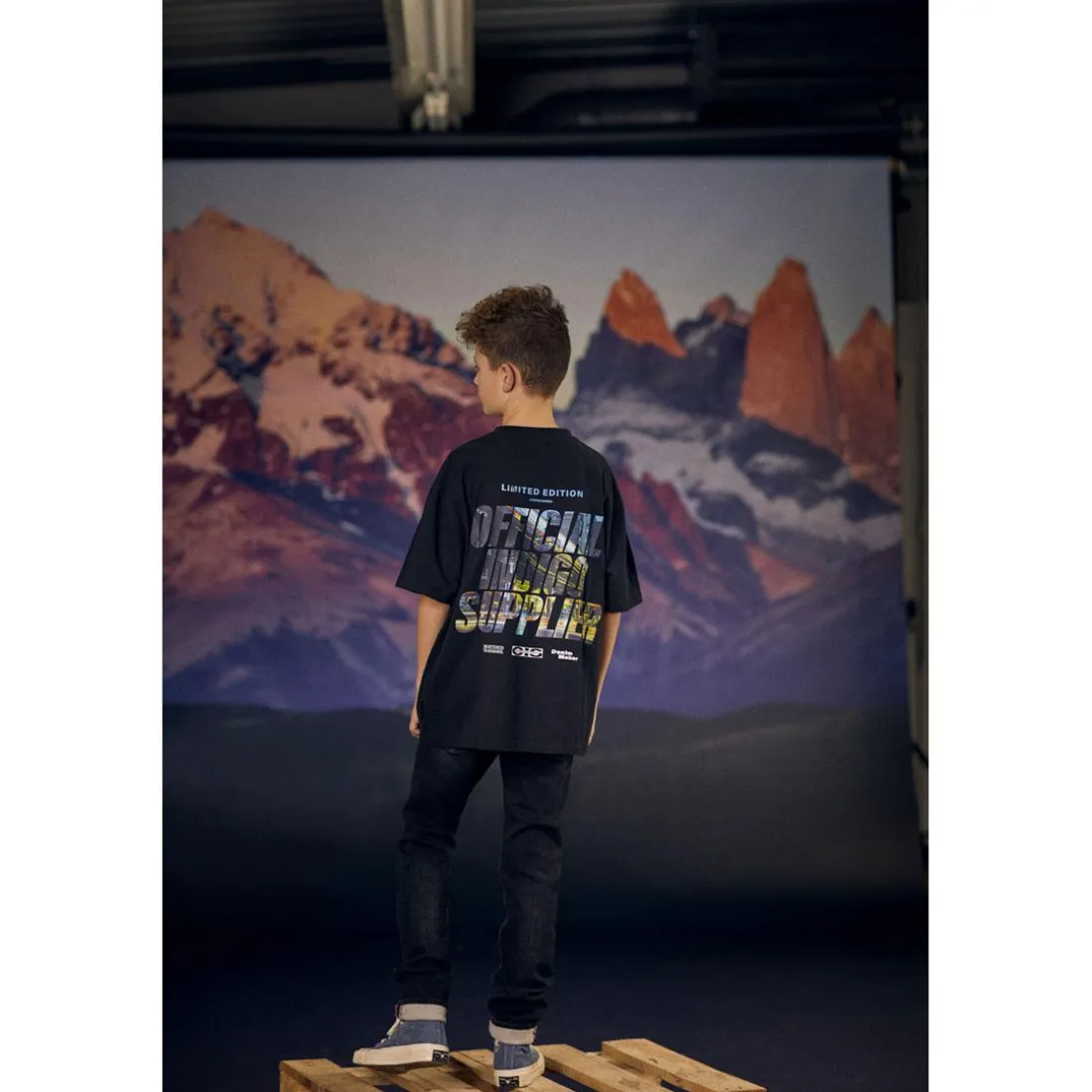 T-shirt garçon Danybo noir en coton