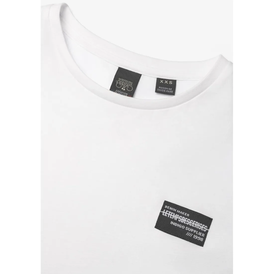 T-shirt garçon Ouibo blanc en coton