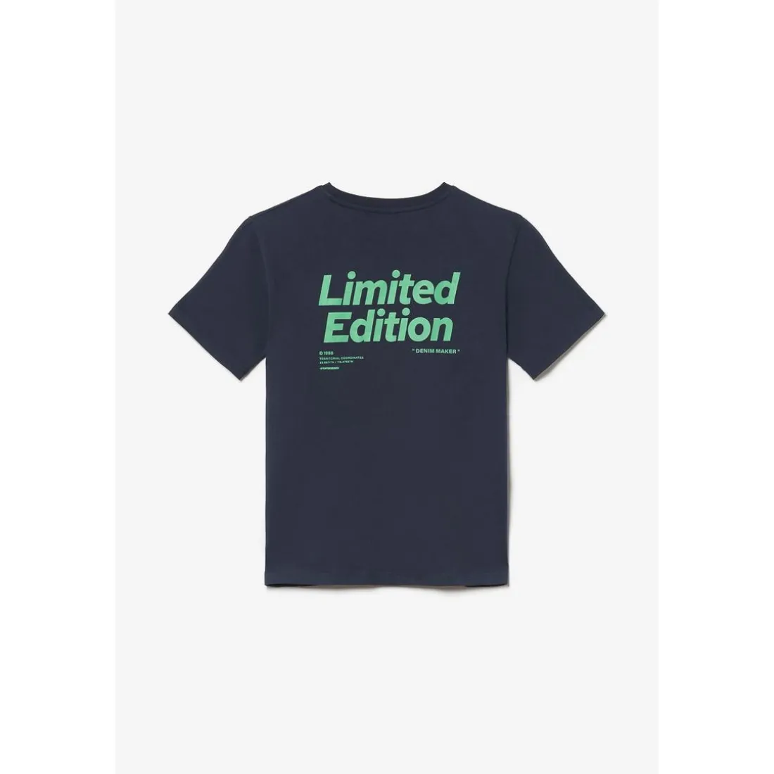 T-shirt garçon Shumbo bleu nuit en coton