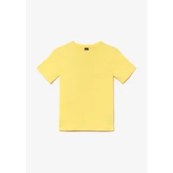T-shirt garçon Shumbo jaune en coton