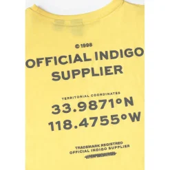 T-shirt garçon Shumbo jaune en coton