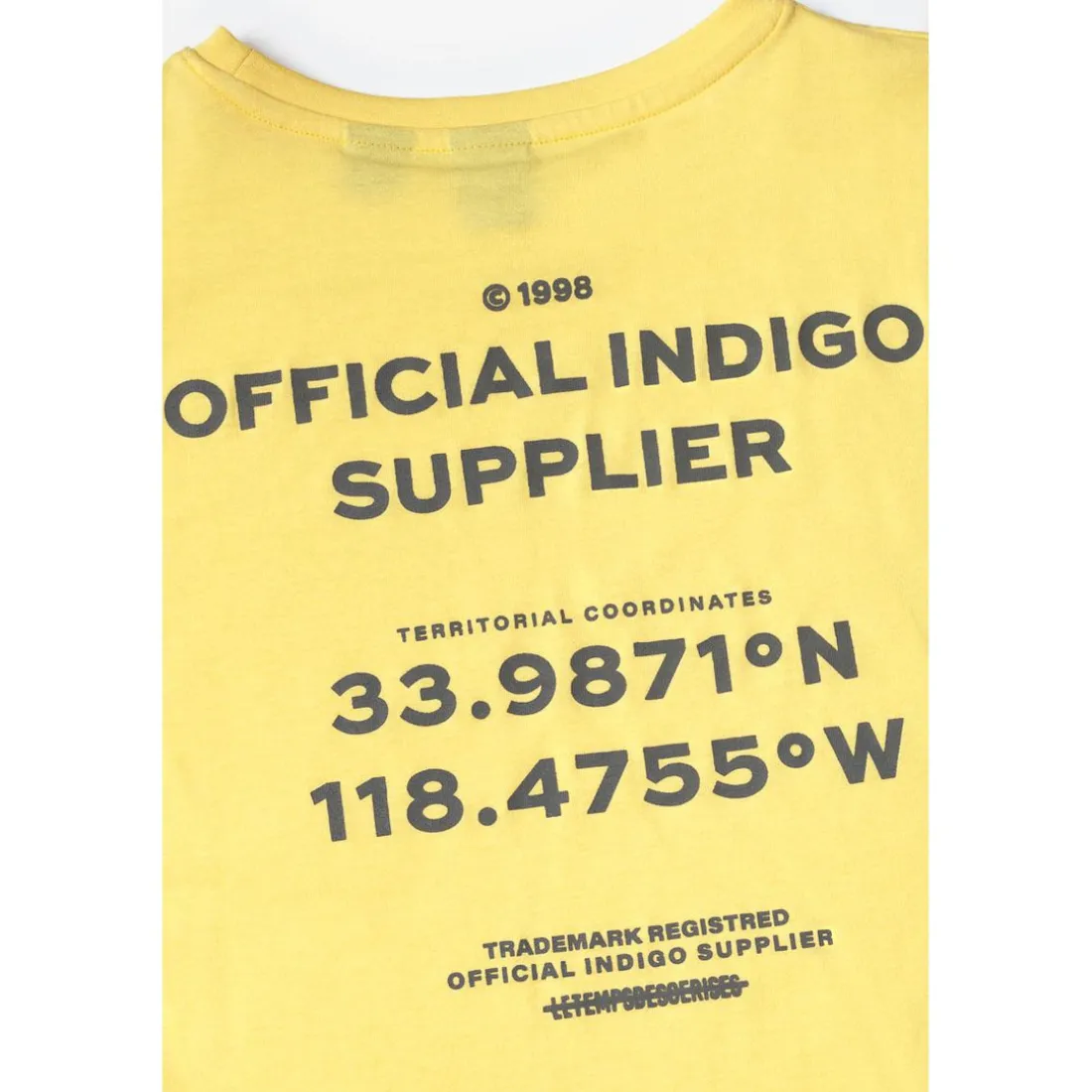 T-shirt garçon Shumbo jaune en coton