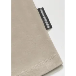 T-shirt garçon Uzurbo beige blanc en coton