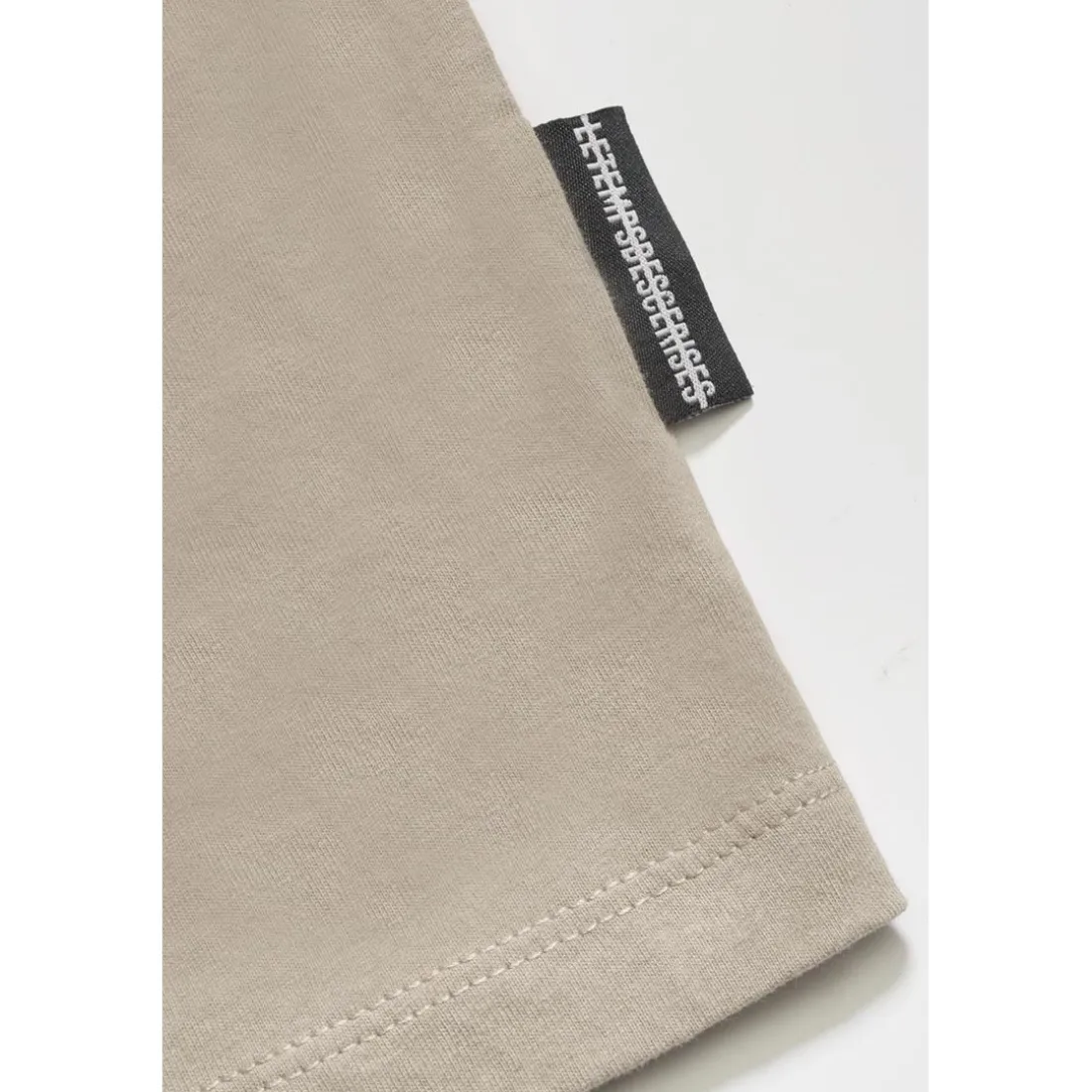 T-shirt garçon Uzurbo beige blanc en coton