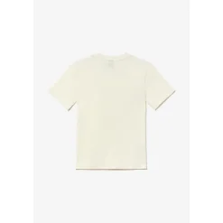 T-shirt garçon Uzurbo écru gris en coton