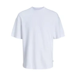 T-shirt Loose Fit Col rond Manches courtes Blanc en coton Ford