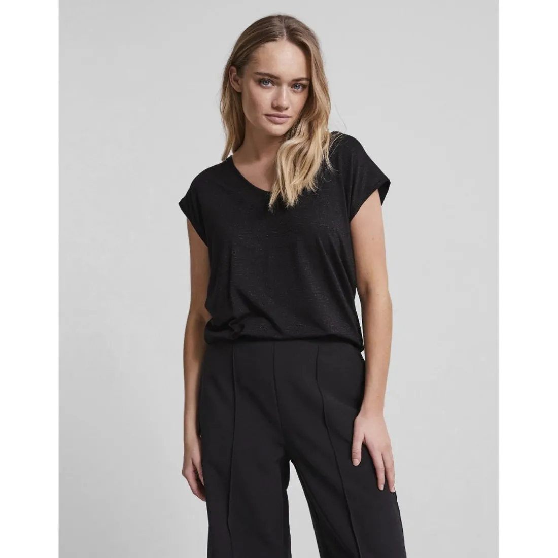 T-shirt loose fit manches courtes noir
