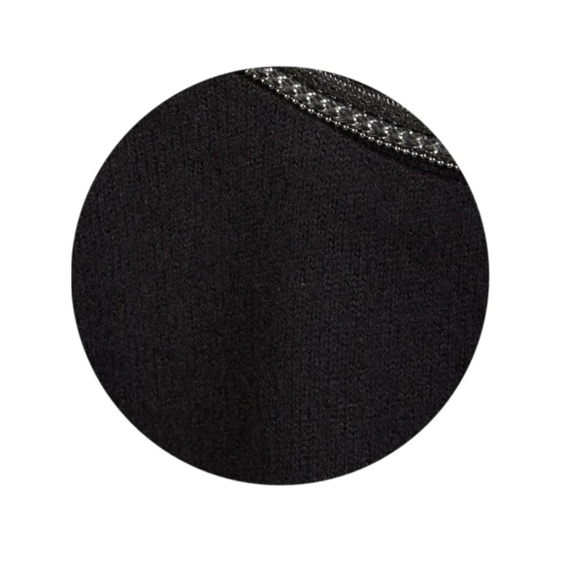 T-shirt manches longues en coton noir