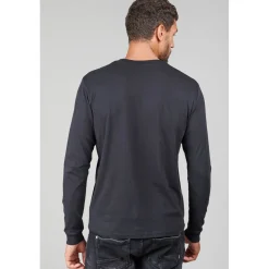 T-shirt manches longues Laia noir en coton
