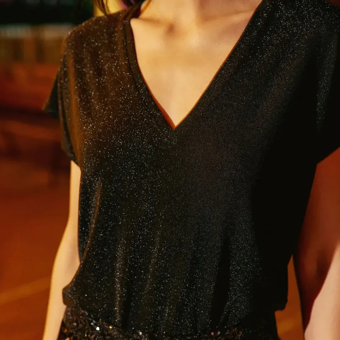 T-Shirt MARCELINA noir