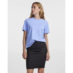 T-shirt regular fit manches courtes bleu Ode
