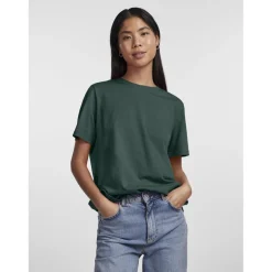 T-shirt regular fit manches courtes vert Noor