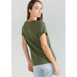 T-shirt Smallvtrame kaki vert