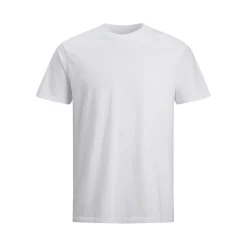 T-shirt Standard Fit Col rond Manches courtes Blanc en coton Jose