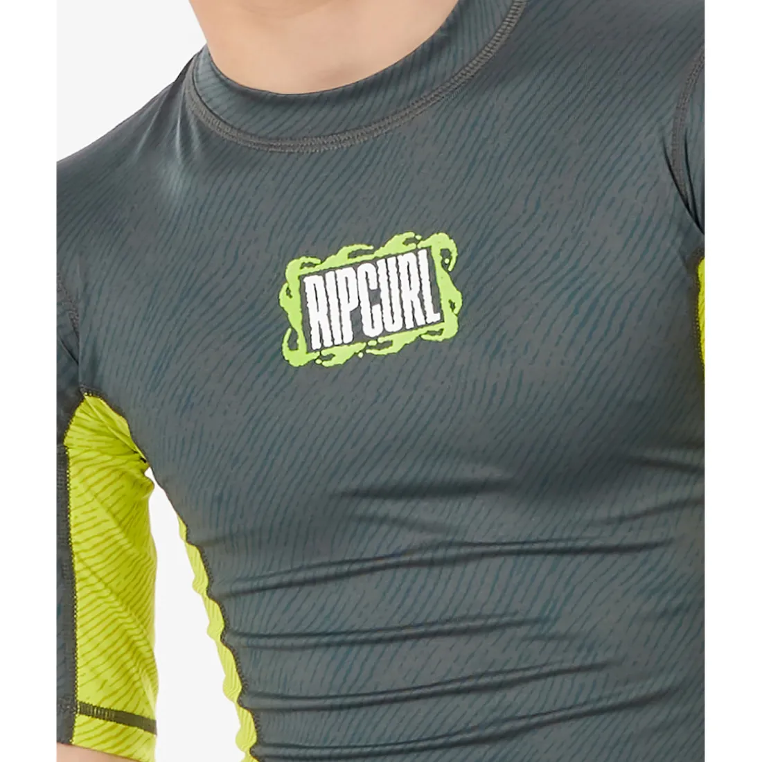 T-shirt Surf Manches Courtes Garçon Gris Rip Curl