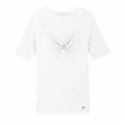 T-Shirt THERESA blanc en viscose