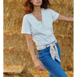T-shirt TILA ecru en coton