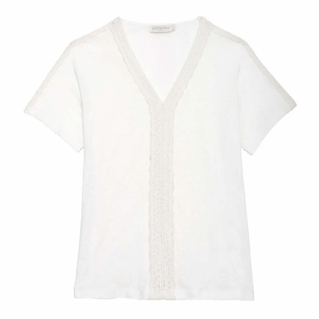 T-shirt TILA ecru en coton