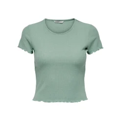 T-shirts Col rond Manches courtes Court vert Rae