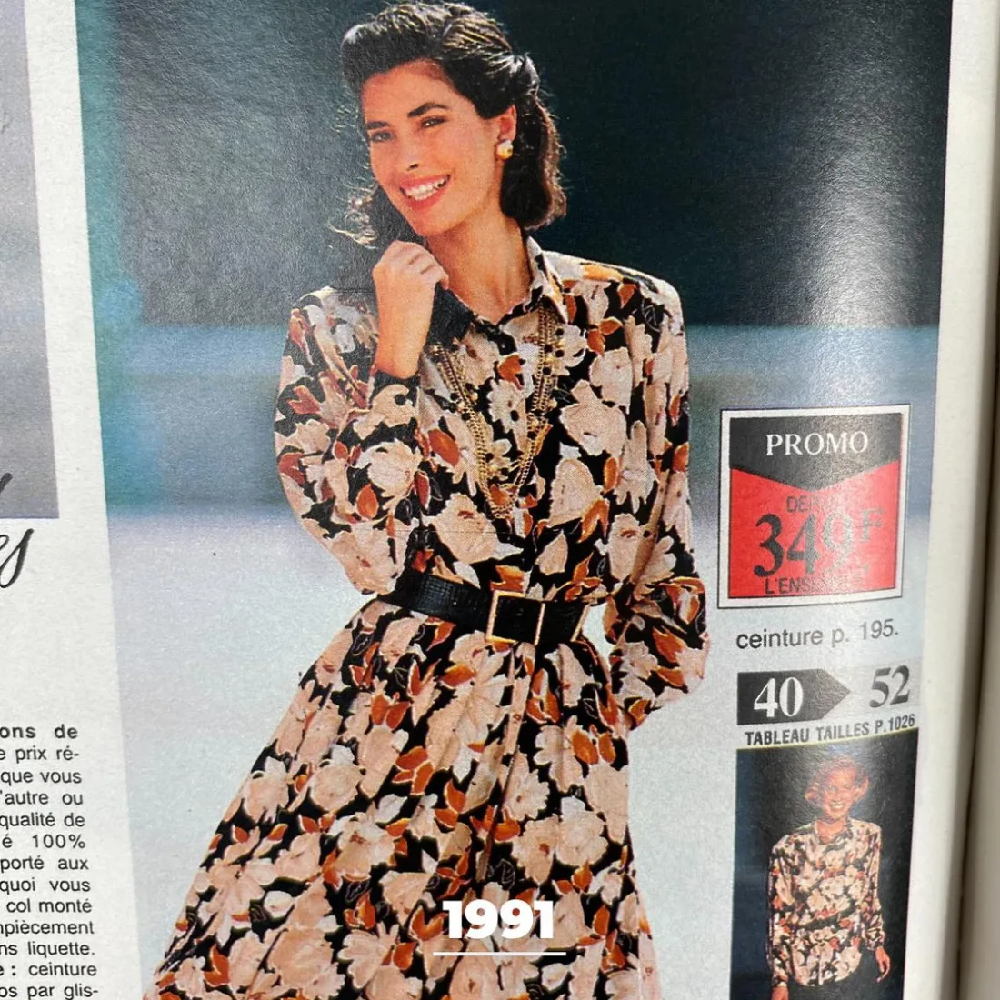 Veste à fleurs Anita orange en viscose