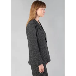Veste AMELYA gris en viscose