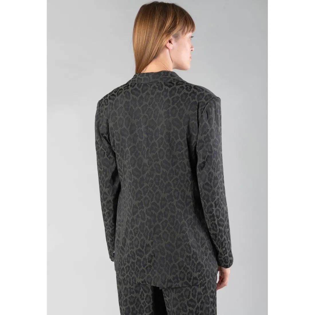 Veste AMELYA gris en viscose