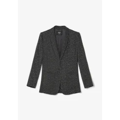Veste AMELYA gris en viscose