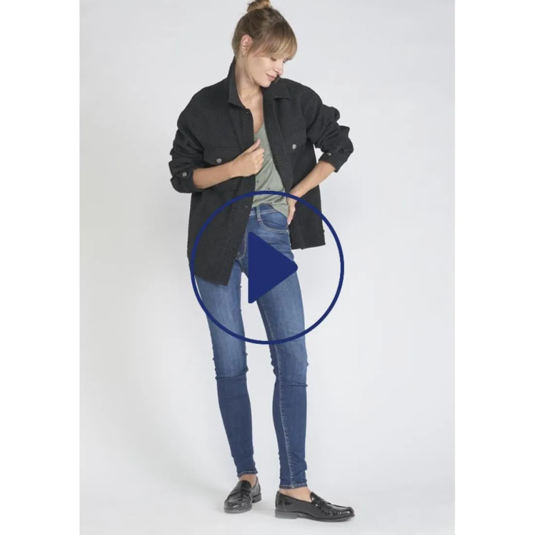 Veste ANATOLI noir en coton