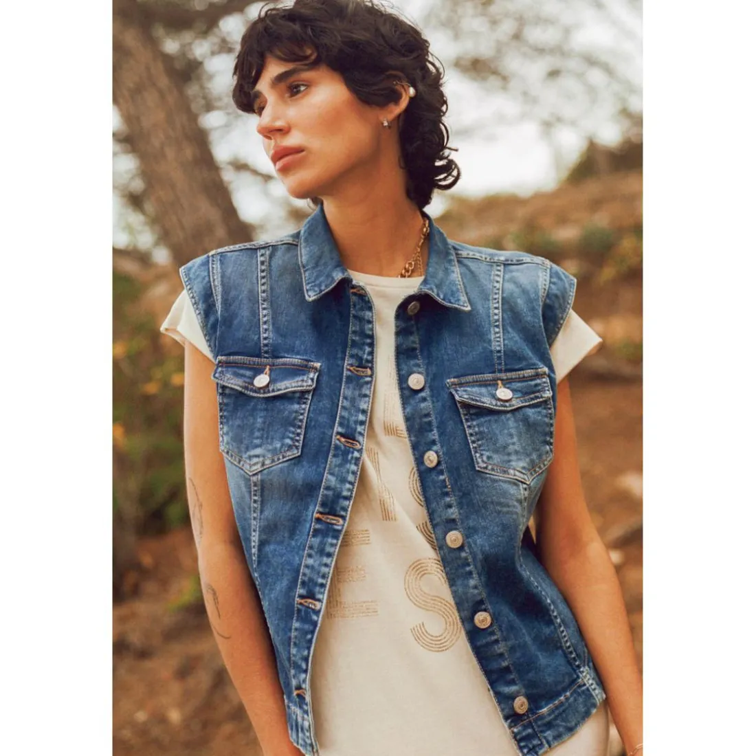 Veste ATHENA bleu Juno