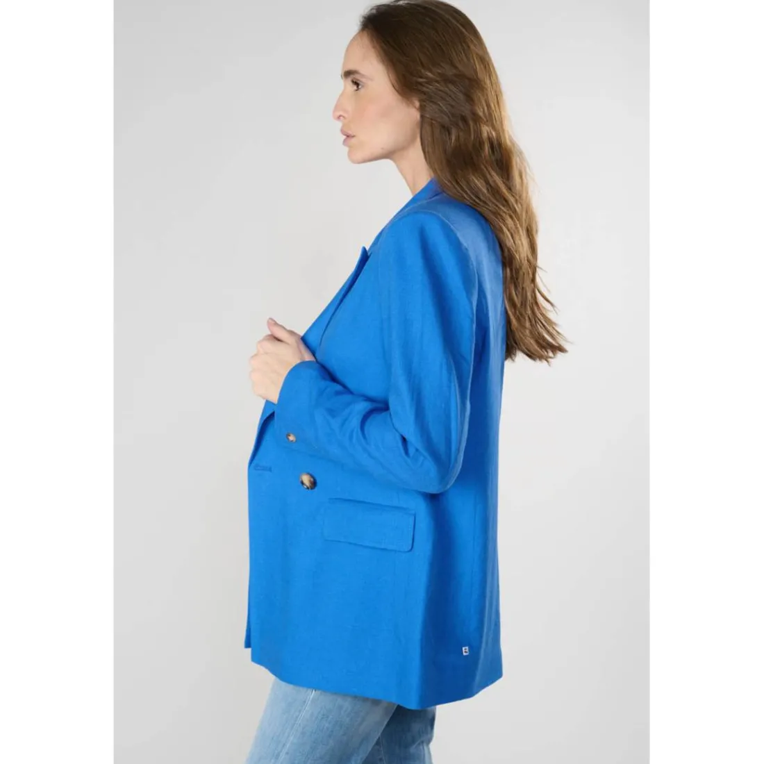 Veste BEKY bleu Mae en viscose