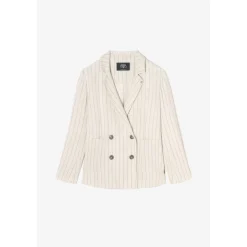 Veste blazer MERIDA beige en viscose Noémie