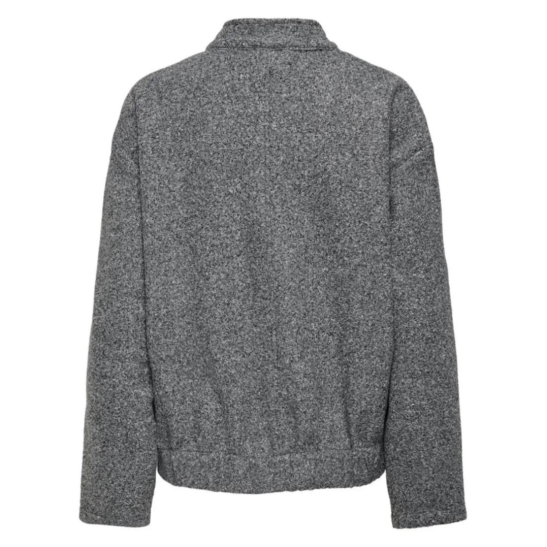 Veste bomber col rond gris foncé Lyra