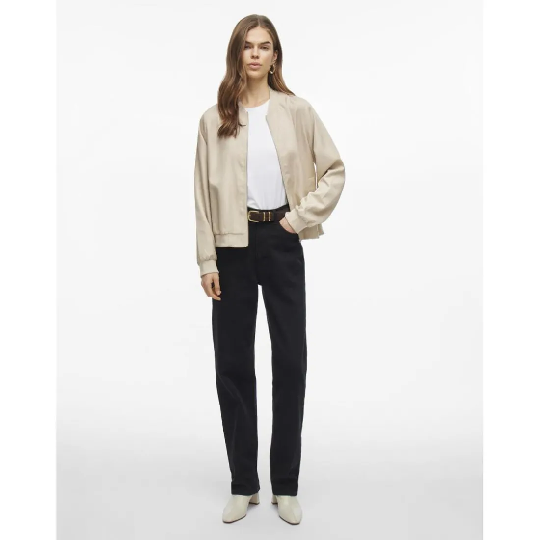 Veste bomber zippée Papaya gris Xia