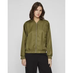 Veste bomber zippée Papaya vert Blair