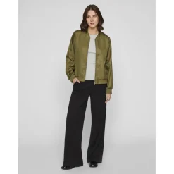 Veste bomber zippée Papaya vert Blair
