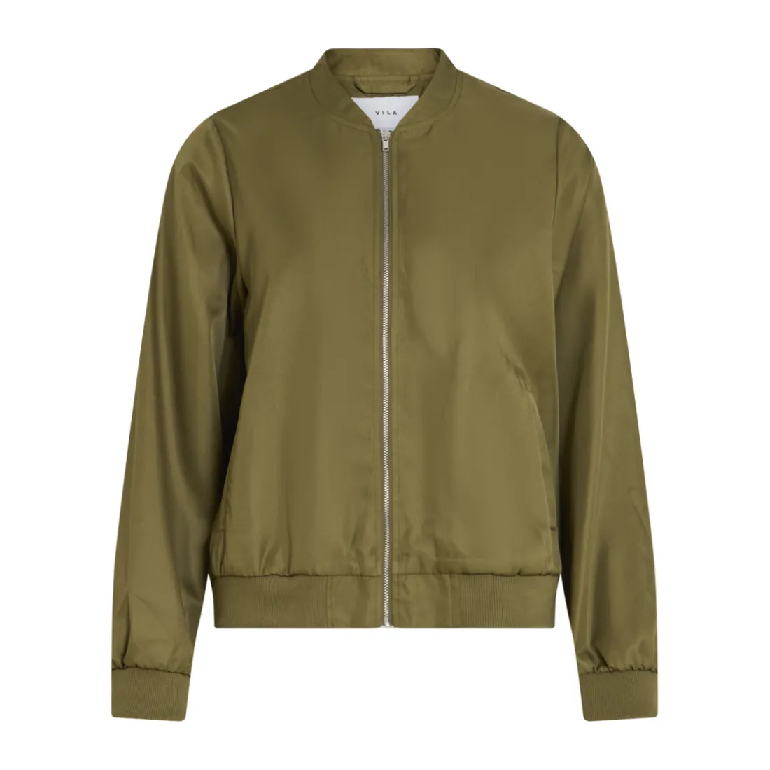 Veste bomber zippée Papaya vert Blair