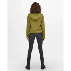 Veste Capuche Manches longues vert Dina