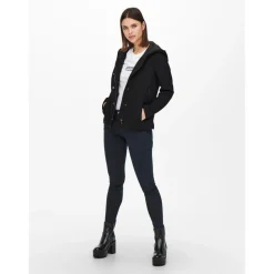 Veste Capuche Manches longues noir Dot