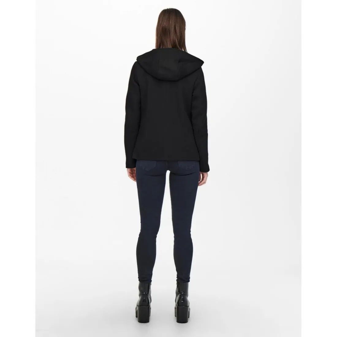 Veste Capuche Manches longues noir Dot