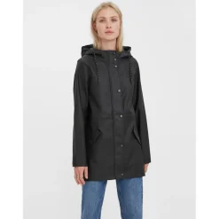 Veste Capuche Manches longues noir Maia