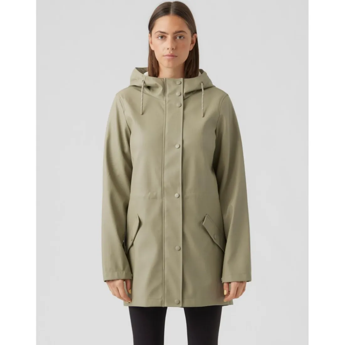 Veste Capuche Manches longues gris Hattie
