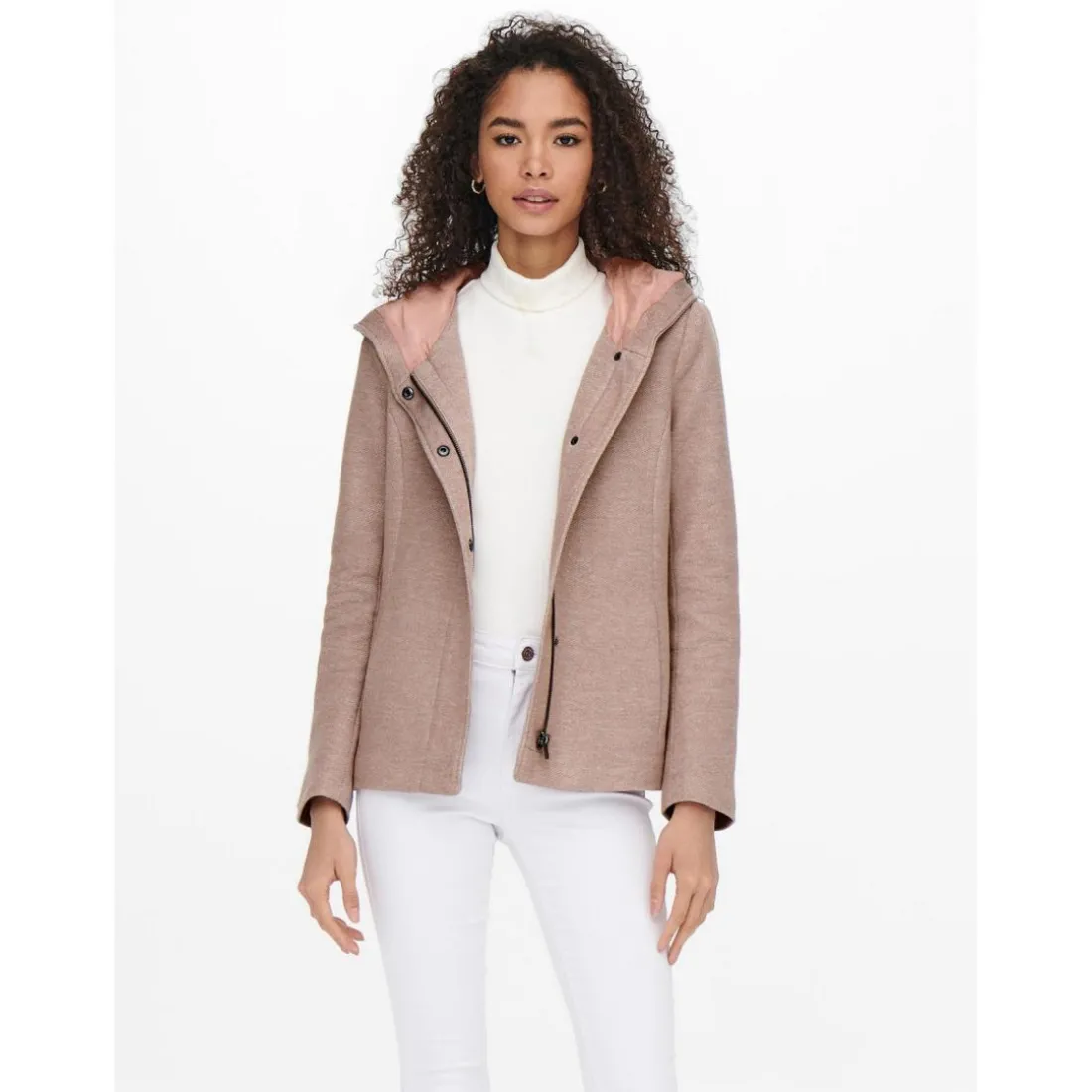 Veste Capuche Manches longues marron Maud