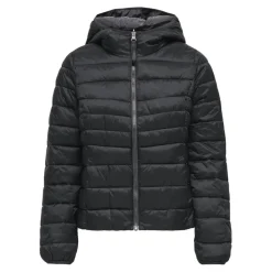 Veste capuche noir en nylon Lane