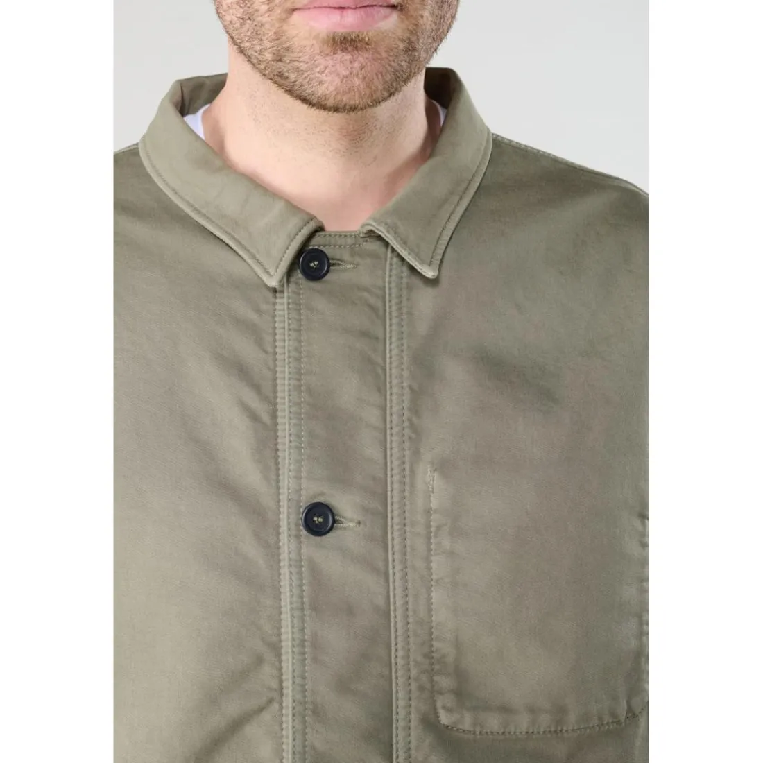 Veste CARVOS kaki Yael en coton