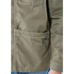 Veste CARVOS kaki Yael en coton