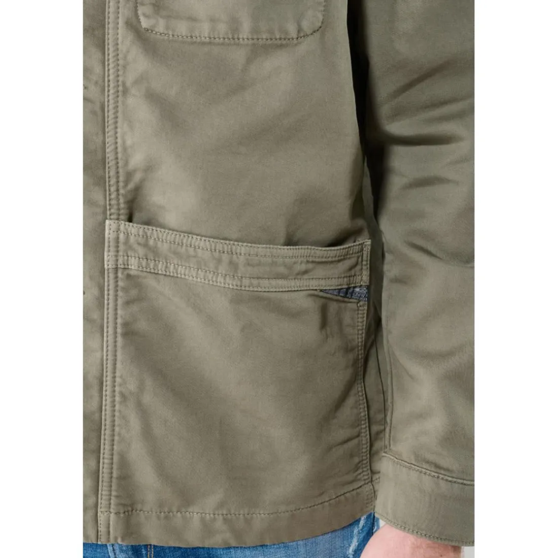 Veste CARVOS kaki Yael en coton