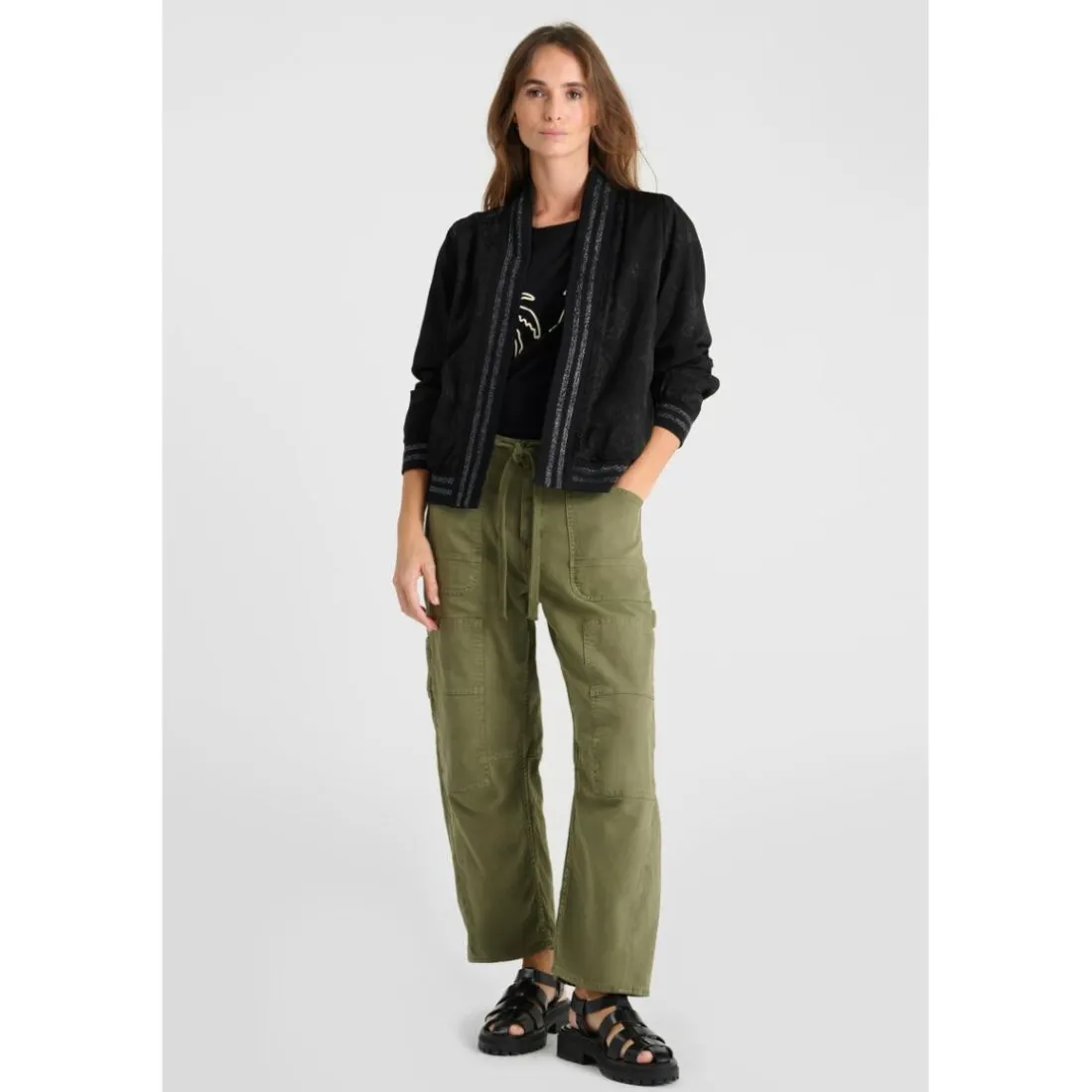 Veste CLAVEL noir Hana