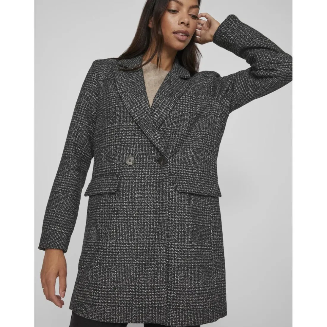 Veste col italien noir