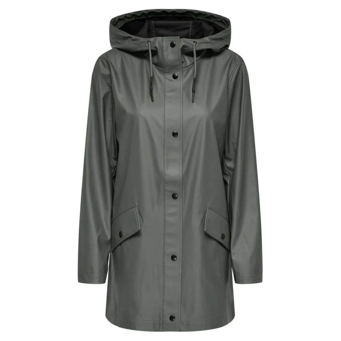Veste de pluie capuche vert Mia