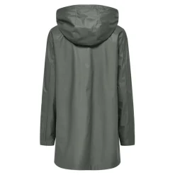 Veste de pluie capuche vert Mia